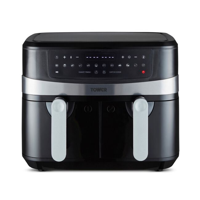Tower Vortx 9L Black Dual Basket Air Fryer