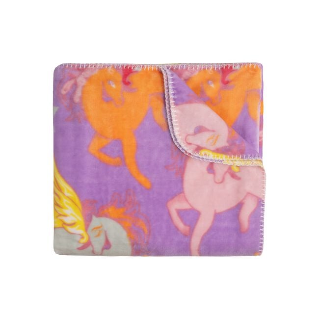 Unicorn Sky City 120cm x 150cm Throw