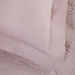 SINGLE DUVET COVER Chevron Blush 400tc