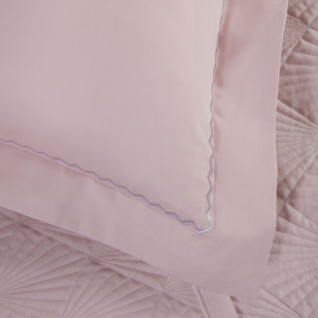 SINGLE DUVET COVER Chevron Blush 400tc