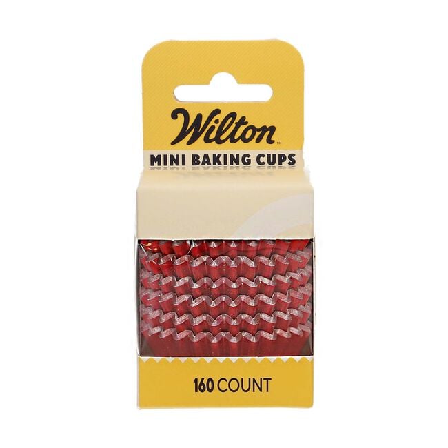 Wilton Metallic Red Mini Baking Cups