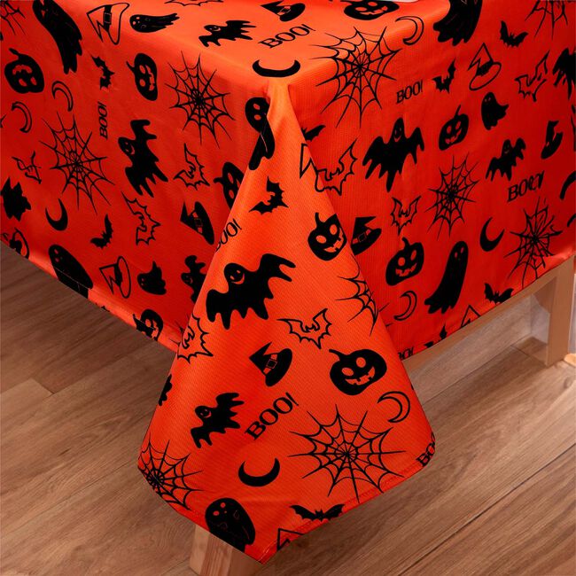 Spooky Creatures PVC Tablecloth 160cm x 230xm