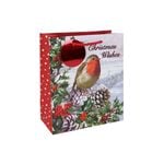 MEDIUM GIFT BAG - Christmas Robin