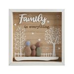 Family Is Everything Wooden Square Framed Plaque