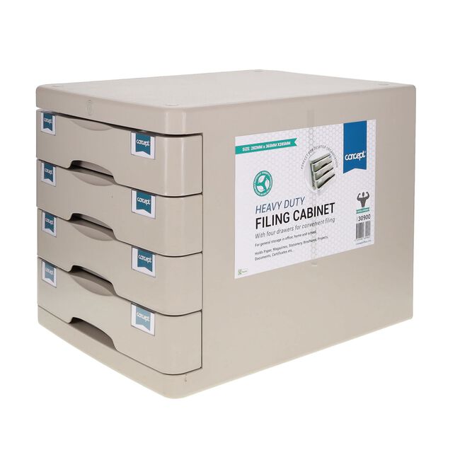 Concept 4 Drawer Filing Cabinet