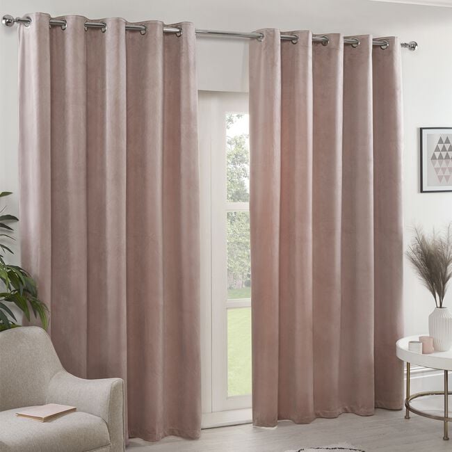 TRIANGLE STITCH MAUVE 66X54 Curtain