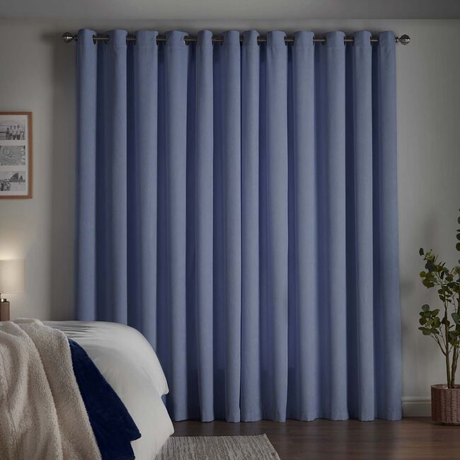DIM OUT CORDED  CORNFLOWER BLUE 66x72 Curtain