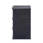 Wham Deep Black 3 Drawer Organiser
