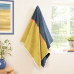 COLOUR BLOCK BLUE Bath Sheet