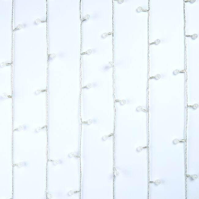 80 WHITE Crystal Berry String Lights