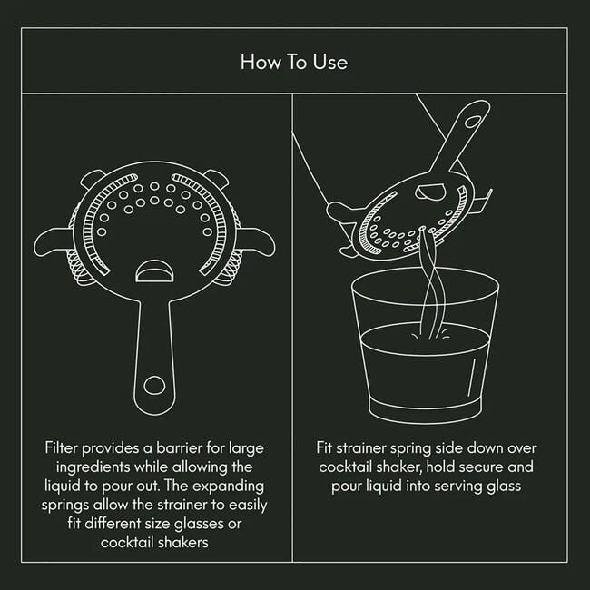 Viners Barware Cocktail Strainer