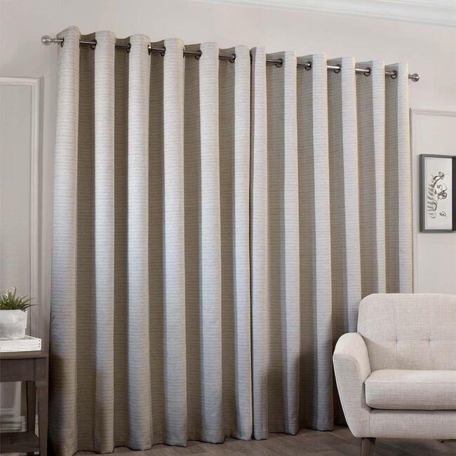 B/OUT & THERMAL WAFFLE WEAVE WHITE 90x90 Curtain 