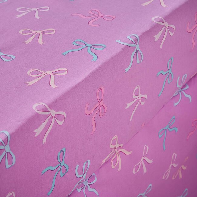 UNICORN BOWS Junior Bed Fitted Sheet