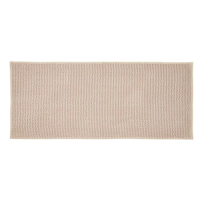 CATHERINE LANSFIELD EXTRA LONG BOBBLE BATH MAT NATURAL