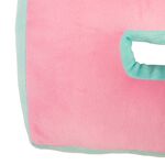 LETTER E Cushion Pink/Duck Egg