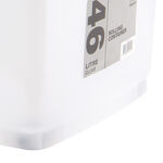 46L Rolling Clear Storage Box 