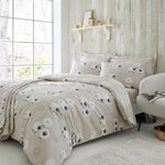 DOUBLE DUVET COVER Brushed Cotton Snoozy Sheep Nat