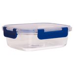 Decor Deluxe Clips Glass Container 630ml