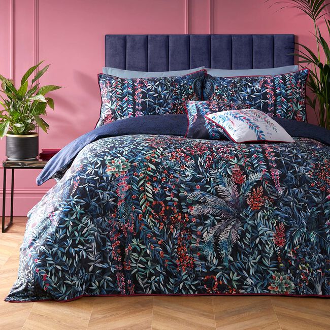 Soiree Tessa Cushion 43cm x 43cm - Navy