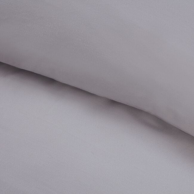 SINGLE DUVET COVER Brushed Cotton Twill Dove Grey
