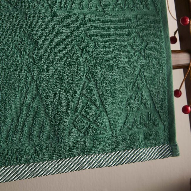 Nicole Day Carved Fir Guest Towel - 2 Pack