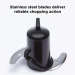 Hamilton Beach Stack & Press Glass Bowl Chopper