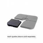 Cantilever Parasol Base Quarter Piece