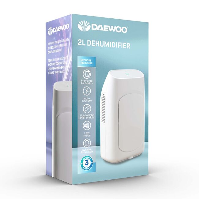 Daewoo 2L Dehumidifier