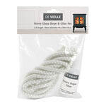 De Vielle Stove Glass Rope & Glue Set