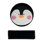 Penguin Folding Ottoman - Black