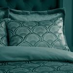 CATHERINE LANSFIELD SUPERKING DUVET COVER Art Deco Pearl Teal 