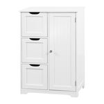 Hampton Wooden One Door Three Drawers Cabinet