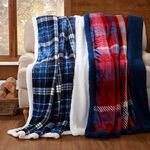 RUANE BORG CHECK BLUE 150x200cm Throw