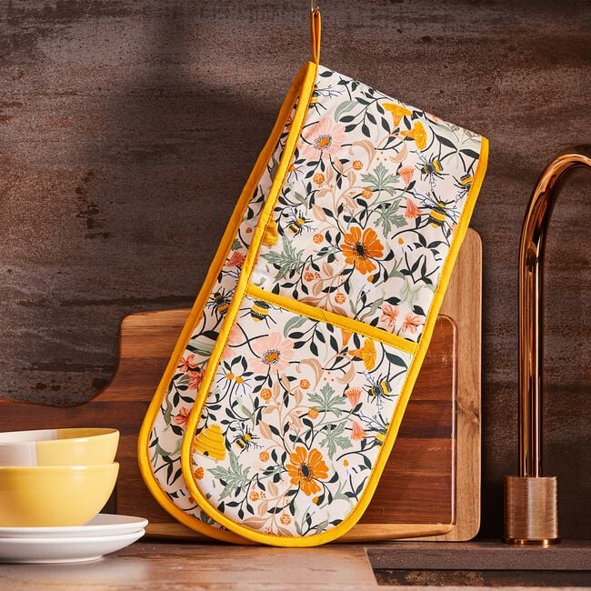 Ulster Weavers Bee Bloom Double Oven Glove