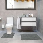 COTTON BRICK STEEL 50x50 Pedestal Mat