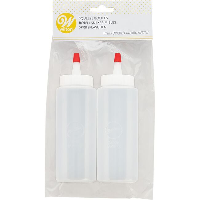 Wilton 2 Piece Plastic Squeeze Bottles