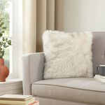 CHATHAM LONGHAIR WHITE 45x45 Cushion