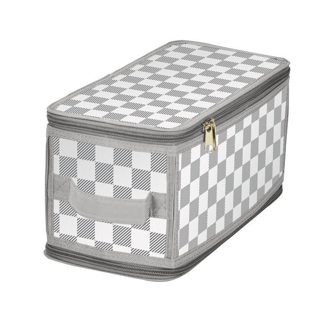 CLEVER CHEQUERED Clothes Shoe storage