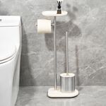 Nordhaus Beige Toilet Roll And Brush Holder