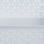 Geometric Storage Basket 1.5L - White