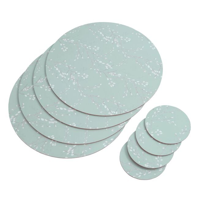 Willow 4 Pack Coasters & Placemats
