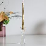 Cashel Living Crystal Dining Taper Candle Holder