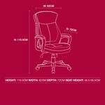 Theo Swivel Office Chair - Black