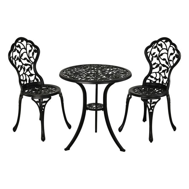 Forio Aluminium 3 Piece Bistro Set