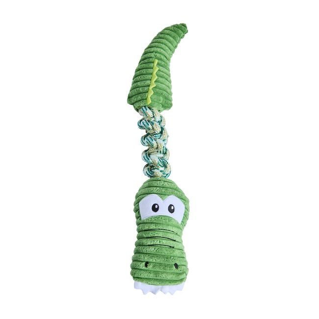 Crocodile Dog Toy With Rope