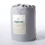 COVERLESS WAFFLE GREY SINGLE 10.5TOG Duvet