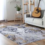 SALLY NAVY/OCHRE 80x150cm Rug 
