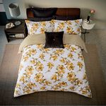 TED BAKER DOUBLE DUVET COVER Midnight Garden Ochre 