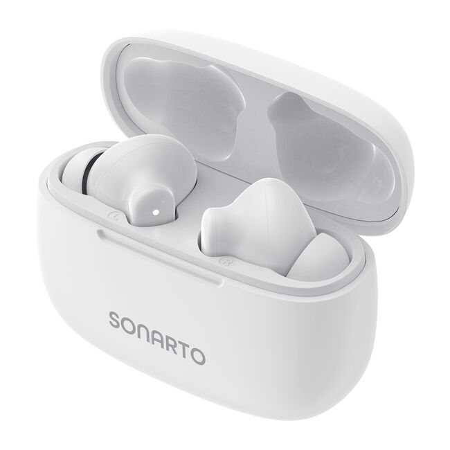 SONARTO TRUE WIRELESS EARBUDS - WHITE