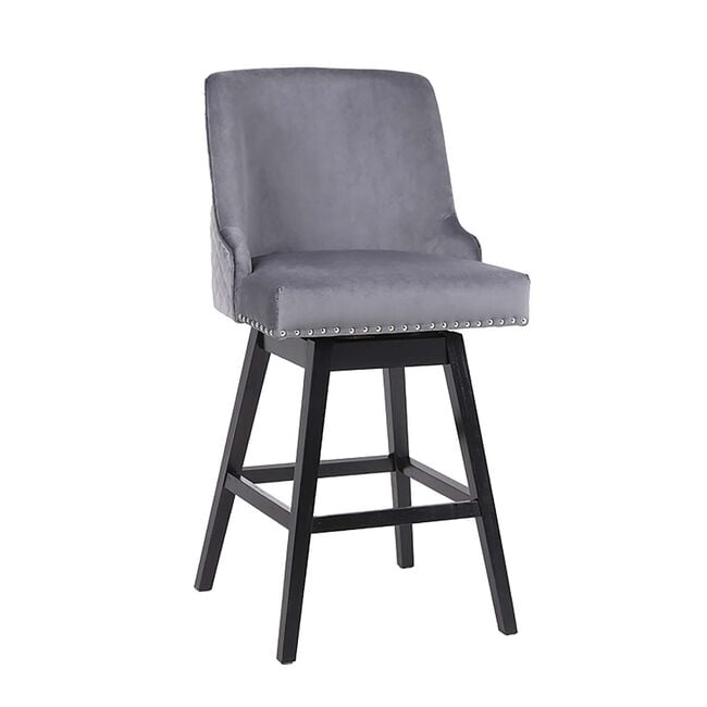 CHELSEA BARSTOOL Velvet Grey 